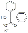 CAS 登录号：5928-68-7， 二苯基乙醇酸钾