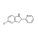 CAS 登录号：593234-53-8， 5-氯-2-(2-吡啶基)吲哚啉