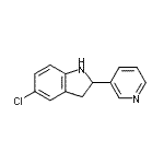 CAS 登录号：593234-54-9， 5-氯-2-(3-吡啶基)吲哚啉
