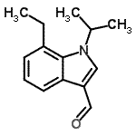 CAS#: 593237-09-3， 7-Ethyl-1-Isopropyl-1H-Indole-3-Carbaldehyde