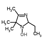 CAS 登录号：593286-06-7， 2-乙基-4,5,5-三甲基-2,5-二氢-1H-咪唑-1-醇