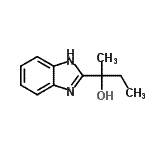 CAS 登录号：59336-53-7， 2-(1H-苯并咪唑-2-基)-2-丁醇