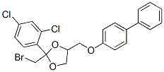 CAS 登录号：59365-30-9， 4-[([1,1'-联苯]-4-基氧基)甲基]-2-(溴甲基)-2-(2,4-二氯苯基)-1,3-二氧戊环