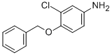 结构式 CAS# 59404-86-3, 4-苄氧基-3-氯苯胺