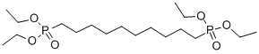 结构式 CAS# 5943-62-4, 癸烷-1,10-二膦酸四乙酯