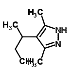 CAS 登录号：59434-39-8， 4-仲-丁基-3,5-二甲基-1H-吡唑
