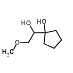 CAS 登录号：59533-72-1， 1-(1-羟基-2-甲氧基乙基)环戊醇
