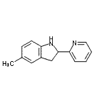 CAS 登录号：595547-86-7， 5-甲基-2-(2-吡啶基)吲哚啉