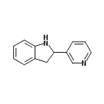 CAS 登录号：595548-62-2， 2-(3-吡啶基)吲哚啉