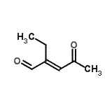 CAS 登录号：595606-43-2， (2E)-2-乙基-4-氧代-2-戊烯醛