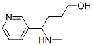 CAS 登录号：59578-64-2， 4-(N-甲基氨基)-4-(3-吡啶基)丁烷-1-醇