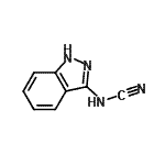 CAS 登录号：59591-64-9， 1H-吲唑-3-基氰胺