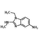 CAS 登录号：596131-58-7， 1-乙基-N<sup>2</sup>-甲基-1H-苯并咪唑-2,5-二胺