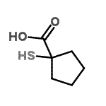 CAS 登录号：59679-20-8， 1-硫基环戊烷羧酸