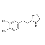 CAS 登录号：596810-83-2， 4-[2-(2-吡咯烷基)乙基]-1,2-苯二酚