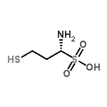 CAS#: 59729-28-1， (1R)-1-Amino-3-Sulfanyl-1-Propanesulfonic Acid