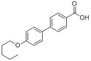 CAS#: 59748-15-1， 4-(Pentyloxy)-4'-Biphenylcarboxylic Acid