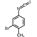 CAS 登录号：597545-14-7， 2-溴-4-异硫氰酸基-1-甲基苯