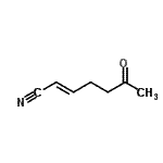 CAS 登录号：597582-00-8， (2E)-6-氧代-2-庚烯腈