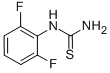 结构式 CAS# 59772-31-5, (26-二氟苯基)硫脲