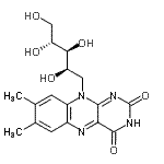 CAS 登录号：5978-87-0， 1-脱氧-1-(7,8-二甲基-2,4-二氧代-3,4-二氢苯并[g]蝶啶-10(2H)-基)-D-阿拉伯糖醇
