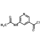 CAS 登录号：59793-45-2， 5-乙酰氨基烟酰氯化物