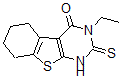 CAS 登录号：59898-66-7， 3-乙基-2,3,5,6,7,8-六氢-2-硫代-[1]苯并噻吩并[2,3-d]嘧啶-4(1H)-酮