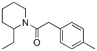 CAS 登录号：599162-21-7， 2-乙基-1-[(4-甲基苯基)乙酰基]-哌啶