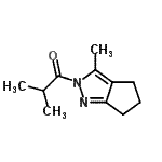 CAS 登录号：599199-52-7， 2-甲基-1-(3-甲基-5,6-二氢环戊烯并[c]吡唑-2(4H)-基)-1-丙酮