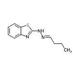 CAS 登录号：59972-82-6， 2-[(2E)-2-丁亚基肼基]-1,3-苯并噻唑