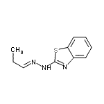 CAS 登录号：59972-90-6， 2-[(2E)-2-亚丙基肼基]-1,3-苯并噻唑