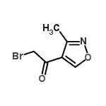 CAS 登录号：59986-36-6， 2-溴-1-(3-甲基-1,2-恶唑-4-基)乙酮