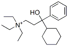 CAS 登录号：60-49-1， gamma-环己基-N,N,N-三乙基-gamma-羟基-苯丙铵