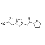 CAS#: 600160-03-0， N-(5-Isobutyl-1,3,4-thiadiazol-2-yl)tetrahydro-2-furancarboxamide