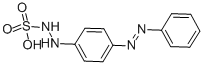 结构式 CAS# 6004-88-2, 2-{4-[(E)-苯基偶氮]苯基}肼磺酸