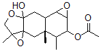 CAS 登录号：60048-74-0， (1aR,4abeta,4bbeta,5abeta,8aR)-6alpha-乙酰氧基十氢-1abeta,7alpha,7aalpha-三甲基-3ah-环氧乙烷并[c]环氧乙烷并[7,8]萘并[2,3-b]呋喃-3abeta-醇