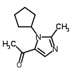 CAS#: 600699-47-6， 1-(1-Cyclopentyl-2-methyl-1H-imidazol-5-yl)ethanone