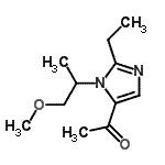 CAS#: 600699-63-6， 1-[2-Ethyl-1-(1-methoxy-2-propanyl)-1H-imidazol-5-yl]ethanone