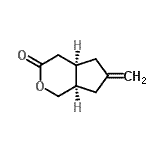 CAS 登录号：600700-71-8， (4aR,7aR)-6-亚甲基六氢环戊并[c]吡喃-3(1H)-酮