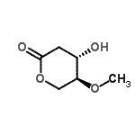 CAS 登录号：600735-94-2， (4S,5S)-4-羟基-5-甲氧基四氢-2H-吡喃-2-酮