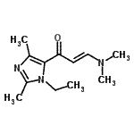 CAS#: 601479-60-1， (2E)-3-(Dimethylamino)-1-(1-ethyl-2,4-dimethyl-1H-imidazol-5-yl)-2-propen-1-one
