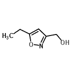 结构式 CAS# 60148-49-4, (5-乙基-1,2-恶唑-3-基)甲醇