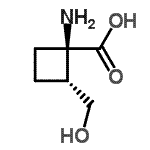 CAS 登录号：601501-26-2， (1R,2R)-1-氨基-2-(羟基甲基)环丁烷-1-羧酸