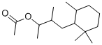 CAS 登录号：60241-55-6， [1,2-二甲基-3-(2,2,6-三甲基环己基)丙基]乙酸酯