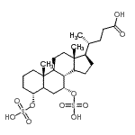 CAS 登录号：60262-91-1， (4alpha,7alpha)-4,7-二(磺基氧基)胆烷-24-酸
