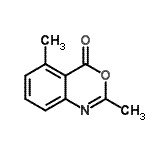 CAS 登录号：60288-19-9， 2,5-二甲基-4H-3,1-苯并恶嗪-4-酮