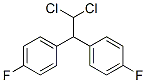 结构式 CAS# 603-55-4, 1,1'-(2,2-二氯乙亚基)二[4-氟苯]