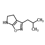 CAS 登录号：603067-27-2， 3-异丁基-5,6-二氢-4H-吡咯并[3,2-d][1,2]恶唑