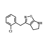 CAS 登录号：603067-85-2， 3-(2-氯苄基)-5,6-二氢-4H-吡咯并[3,2-d][1,2]恶唑