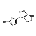CAS 登录号：603068-06-0， 3-(5-溴-2-噻吩基)-5,6-二氢-4H-吡咯并[3,2-d][1,2]恶唑